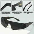 Futuristic Rimless UV Sunglasses