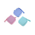 Portable Silicone Square Makeup Storage Bag