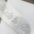 Blank Sash With Rhinestone Printing