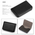 Pu Leather Business Card Case Pocket Wallet With Magnetic