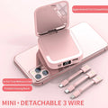 5000mAh Portable Mini Power Pack With Cosmetic Mirror