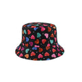 Flat Top Bucket Hat With Short Brim