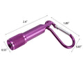 Mini Led Aluminum Alloy Flashlight With Carabiner