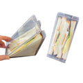Reusable Clear Safe Plastic Triangle Sandwich Container