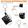 Custom Director Clapboard Tape Measure Keychain