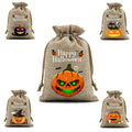 Halloween Pumpkin Drawstring Candy Pouch