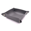 Folding Leather Tray Organizer