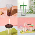 Plastic Cup With Straw