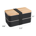 Bamboo Bento Box With Compartments
