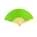 8.2" Folding Advertising Paper Bamboo Fan