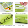 8 Compartment Travel Pill Box For Pocket Purse