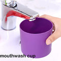 Plastic Pen Holder Vase Toothbrush Holder Makeup Brush Cup
