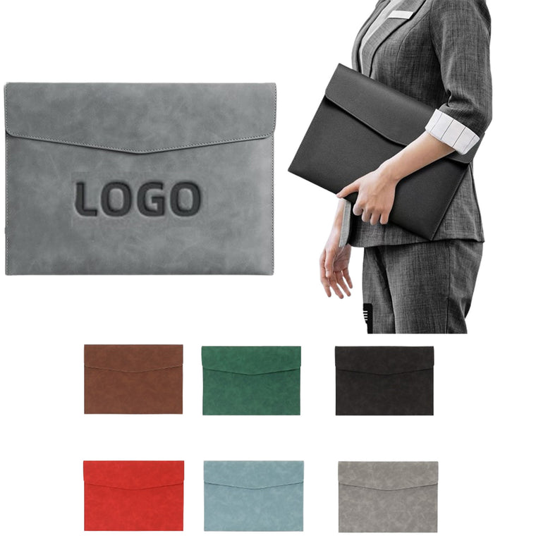 A4 Leather Business Document Bag