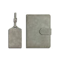 Pu Leather Luggage Tag Passport Set