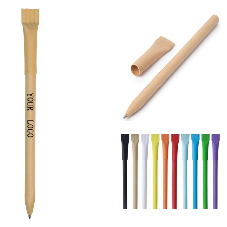 Kraft Paper Barrel Writing Pen