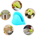 Silicone Heat Resistant Cooking Pinch Mitts Potholder