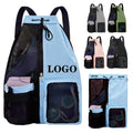 Mesh Beach Backpack with Wet Pocket