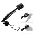 Golf Groove Cleaner Brush - Retractable Lanyard Clip