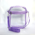 PVC Clear Crossbody Bag Messenger Bag Stadium Approved