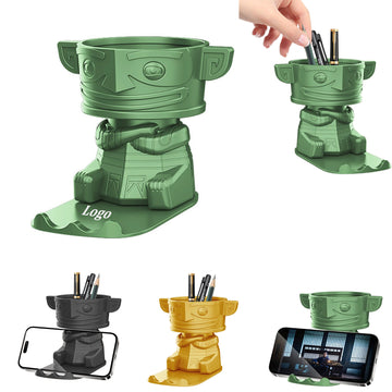 Creative Pen Holder WIth Phone Stand