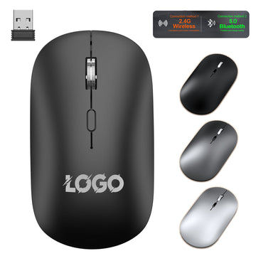 Ultra-Thin Dual Mode Wireless Bluetooth Mouse