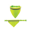 Adjustable Reflective Pet Collar Triangular Drool Towel