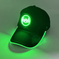 LED Fiber Optic Light Up Baseball Cap