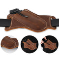 Handmade Leather Pocket Knife Sheath For Belt