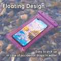 IPX8 Waterproof Phone Pouch Clear Touch Travel Lanyard