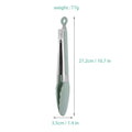 Stainless & Silicone Tongs