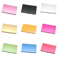 Portable Aluminum Metal Business Card Holder Card Case