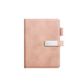 PU Leather Mirror Flip 240-Page Notebook