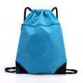 Waterproof Drawstring Backpack with Zipper Pocket