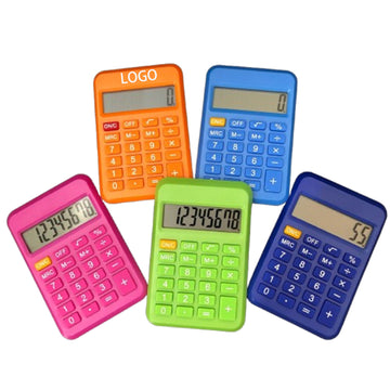 Portable Mini 8-Digit LCD Display Calculator For Students