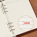 Refillable Leather A5 Loose Leaf Notebook