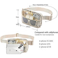 Clear Pvc Double Zipper Belt Bags