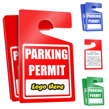 Custom PVC Temporary Parking Permit Hang Tag