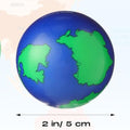 2" Cute Earth Ball Stress Reliever