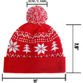 Acrylic Fiber Knitted Santa Hat