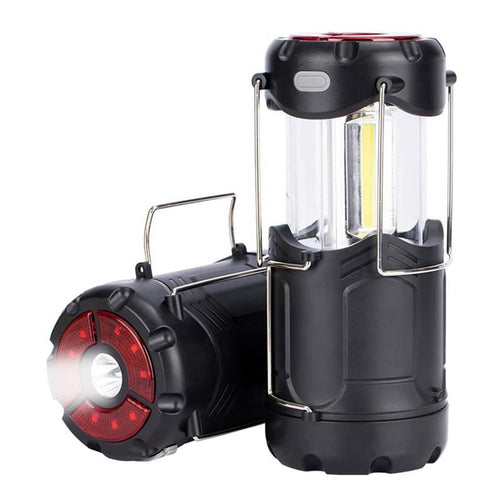 2-In-1 Led Camping Light With Flashlight And Magnetic Base