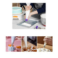 100Pcs Disposable 12.2In Piping Bags