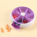 Candy Color Dispensing Rotary Pill Box