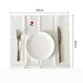 Disposable Dinner Napkins Cloth Built In Flatware Pocket