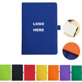 A5 Leather Surface Strap Notebook With Pen Holder