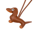 Dog Shaped Car Keychain