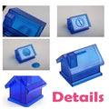 Transparent Mini House Shape Piggy Bank