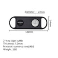 2 in 1 Cigar Cutter