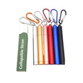 Reusable Stainless Steel Retractable Telescopic Straw Kit
