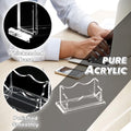 Clear Acrylic Business Card Holder for Desk Display