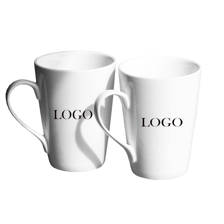Tall Plain 300Ml Latte Mugs